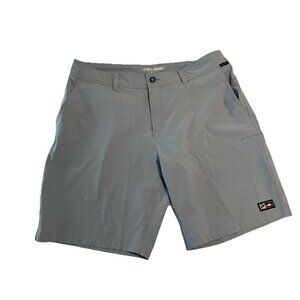 PELAGIC Mako Hybrid Shorts Size 40 Blue Quik Dry Water Repellent Fishing Cargo